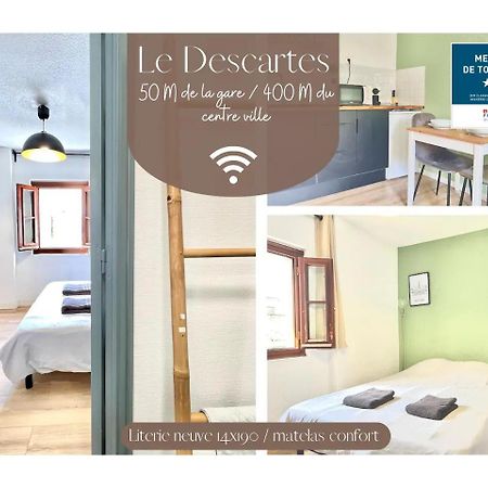 شقة Le Descartes, A 50M De La Gare Fibre/Tv Connecte بواتييه المظهر الخارجي الصورة